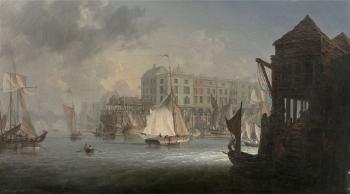 Vue D'un Port Anglais by 
																			Ambroise Louis Garneray